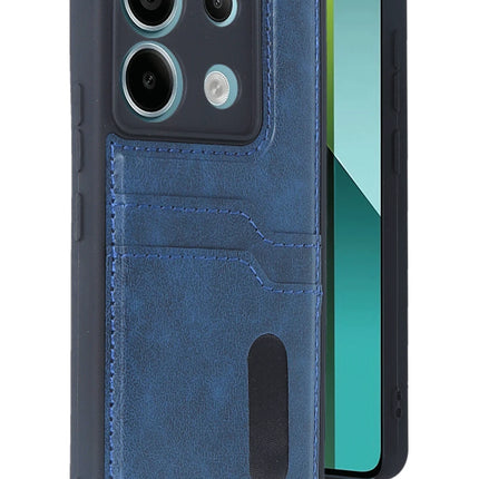 Xiaomi Redmi Note 13 Pro 4G Sara Kartvizitli Deri Kılıf - Lacivert