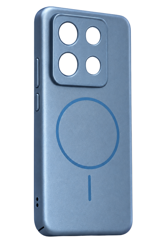Xiaomi Redmi Note 13 Pro 4G Mika PC Magsafe Kapak Kılıf - Açık Mavi