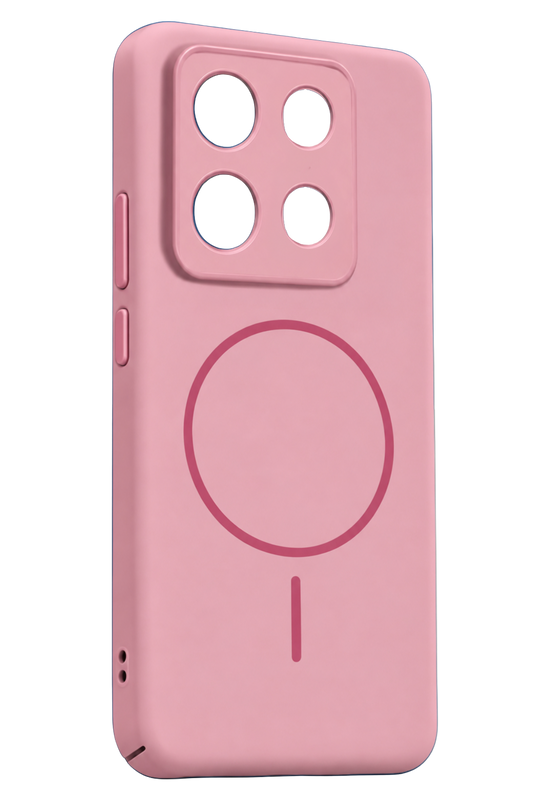 Xiaomi Redmi Note 13 Pro 4G Mika PC Magsafe Kapak Kılıf - Pembe