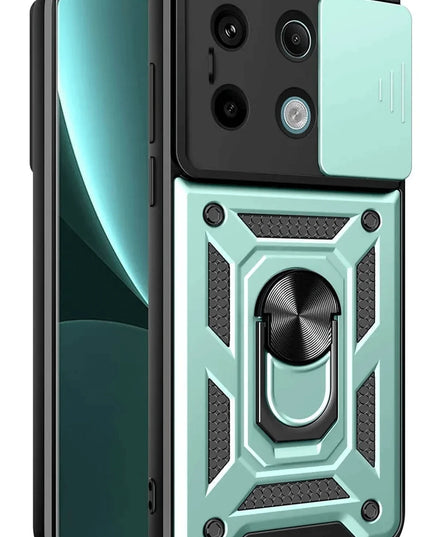 Xiaomi Redmi Note 13 Pro 4G Pars Lens Yüzüklü Silikon Kılıf