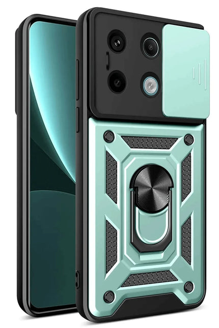 Xiaomi Redmi Note 13 Pro 4G Pars Lens Yüzüklü Silikon Kılıf