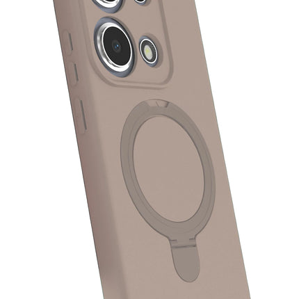 Xiaomi Redmi Note 13 Pro 4G Regal Magsafe Standlı Kapak Kılıf - Çöl Titanyum 2
