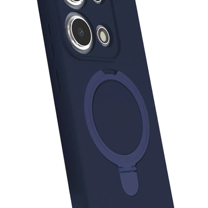 Xiaomi Redmi Note 13 Pro 4G Regal Magsafe Standlı Kapak Kılıf - Lacivert 2