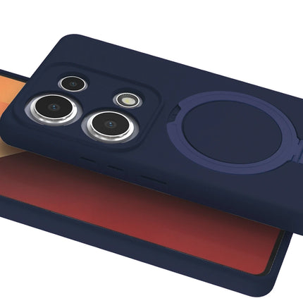 Xiaomi Redmi Note 13 Pro 4G Regal Magsafe Standlı Kapak Kılıf - Lacivert 3
