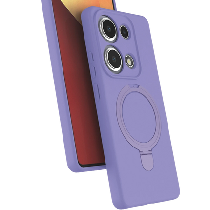 Xiaomi Redmi Note 13 Pro 4G Regal Magsafe Standlı Kapak Kılıf - Lila