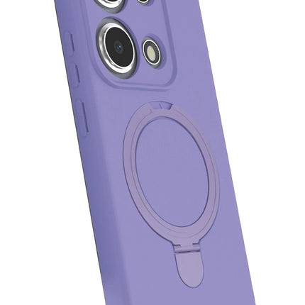 Xiaomi Redmi Note 13 Pro 4G Regal Magsafe Standlı Kapak Kılıf - Lila 2