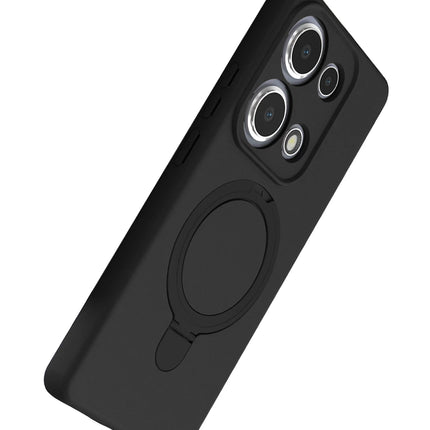 Xiaomi Redmi Note 13 Pro 4G Regal Magsafe Standlı Kapak Kılıf - Siyah 4