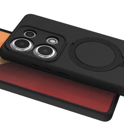 Xiaomi Redmi Note 13 Pro 4G Regal Magsafe Standlı Kapak Kılıf - Siyah 3