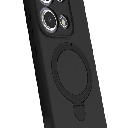 Xiaomi Redmi Note 13 Pro 4G Regal Magsafe Standlı Kapak Kılıf - Siyah 2