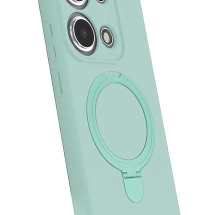 Xiaomi Redmi Note 13 Pro 4G Regal Magsafe Standlı Kapak Kılıf - Su Yeşili 2