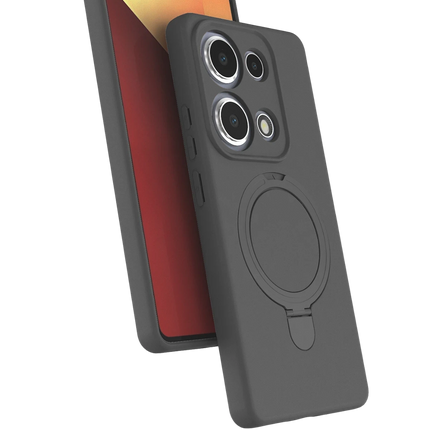 Xiaomi Redmi Note 13 Pro 4G Regal Magsafe Standlı Kapak Kılıf - Titan Gri