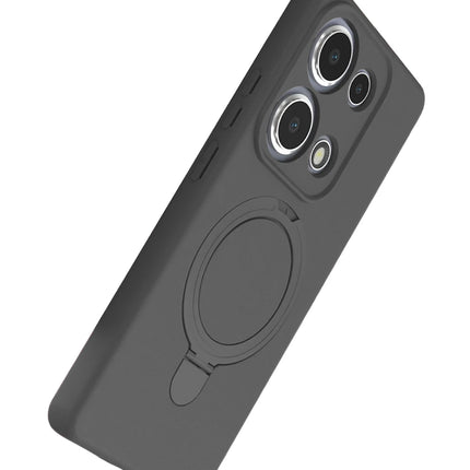 Xiaomi Redmi Note 13 Pro 4G Regal Magsafe Standlı Kapak Kılıf - Titan Gri 4