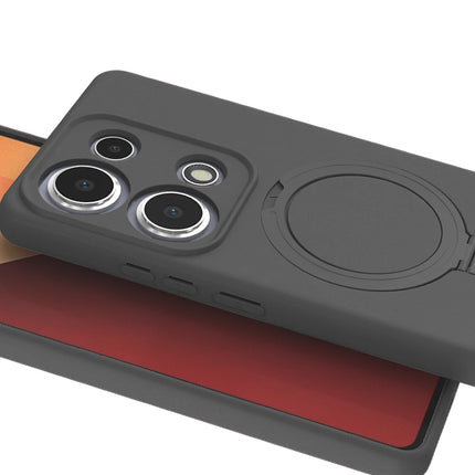 Xiaomi Redmi Note 13 Pro 4G Regal Magsafe Standlı Kapak Kılıf - Titan Gri 3