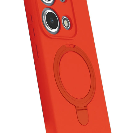 Xiaomi Redmi Note 13 Pro 4G Regal Magsafe Standlı Kapak Kılıf - Turuncu 2