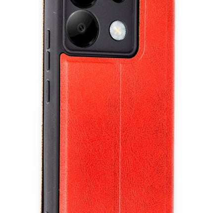 Xiaomi Redmi Note 13 Pro 5G Flip Cover Kılıf - Kırmızı 2