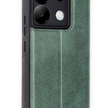 Xiaomi Redmi Note 13 Pro 5G Flip Cover Kılıf - Koyu Yeşil 2