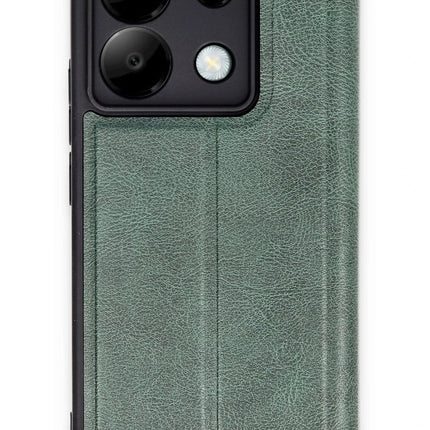 Xiaomi Redmi Note 13 Pro 5G Flip Cover Kılıf - Koyu Yeşil