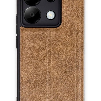 Xiaomi Redmi Note 13 Pro 5G Flip Cover Kılıf - Taba