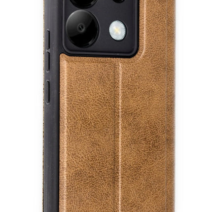 Xiaomi Redmi Note 13 Pro 5G Flip Cover Kılıf - Taba 2