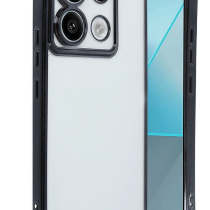Xiaomi Redmi Note 13 Pro 5G Razer Lensli Silikon Kılıf - Siyah