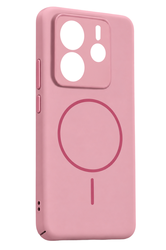 Xiaomi Redmi Note 14 4G Mika PC Magsafe Kapak Kılıf - Pembe