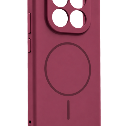 Xiaomi Redmi Note 14 Pro 4G Mika PC Magsafe Kapak Kılıf - Bordo
