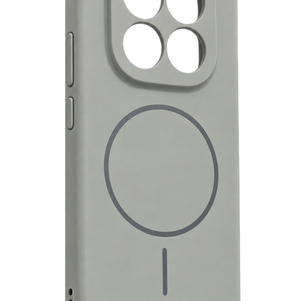 Xiaomi Redmi Note 14 Pro 4G Mika PC Magsafe Kapak Kılıf - Gri