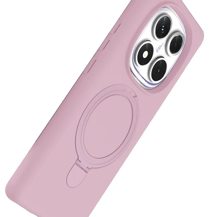 Xiaomi Redmi Note 14 Pro 4G Regal Magsafe Standlı Kapak Kılıf - Açık Pembe 5