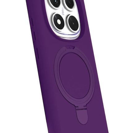 Xiaomi Redmi Note 14 Pro 4G Regal Magsafe Standlı Kapak Kılıf - Derin Mor 2