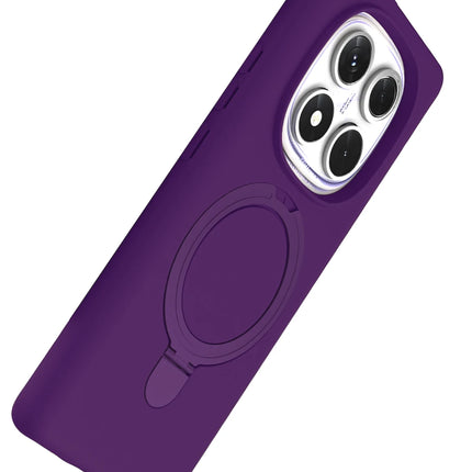 Xiaomi Redmi Note 14 Pro 4G Regal Magsafe Standlı Kapak Kılıf - Derin Mor 5
