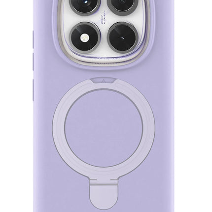 Xiaomi Redmi Note 14 Pro 4G Regal Magsafe Standlı Kapak Kılıf - Lila 3