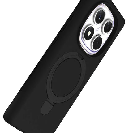 Xiaomi Redmi Note 14 Pro 4G Regal Magsafe Standlı Kapak Kılıf - Siyah 5