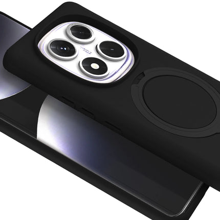Xiaomi Redmi Note 14 Pro 4G Regal Magsafe Standlı Kapak Kılıf - Siyah 4
