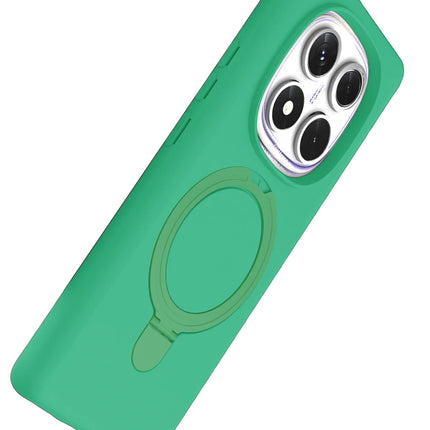 Xiaomi Redmi Note 14 Pro 4G Regal Magsafe Standlı Kapak Kılıf - Yeşil 5
