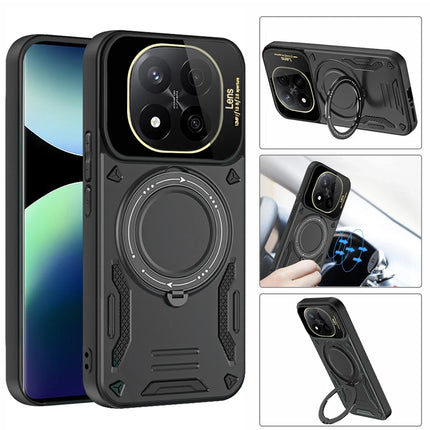 Xiaomi Redmi Note 14 Pro Plus Joy Lens Standlı Kapak Kılıf - Mor 2