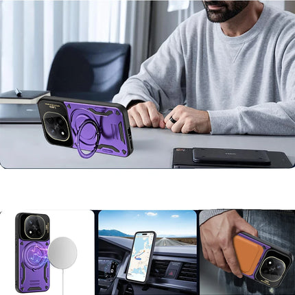 Xiaomi Redmi Note 14 Pro Plus Joy Lens Standlı Kapak Kılıf - Siyah 3