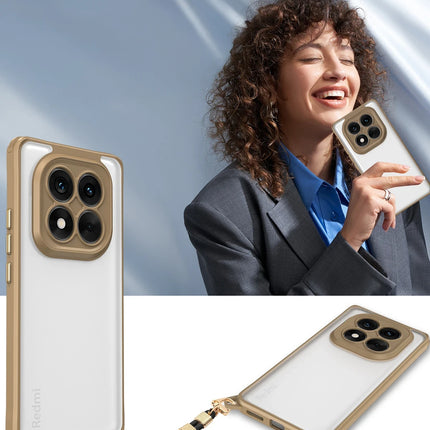 Xiaomi Redmi Note 14 Pro Plus Penta Silikon Kılıf - Çöl Titanyum 2
