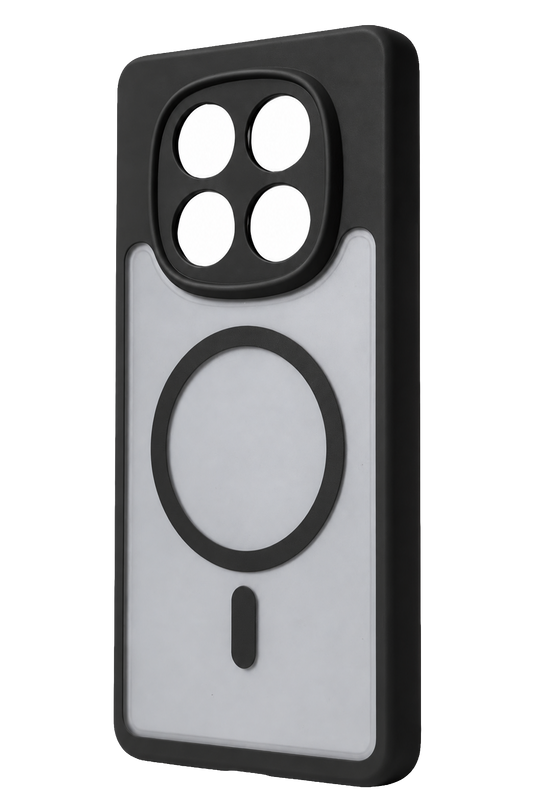 Xiaomi Redmi Note 14 Pro Plus Loji Magsafe Kapak Kılıf - Siyah