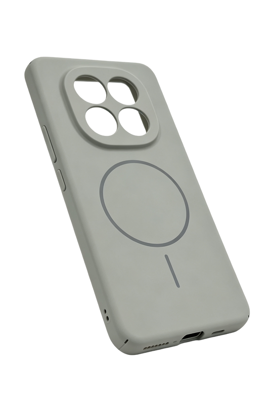 Xiaomi Redmi Note 15 4G Mika PC Magsafe Kapak Kılıf - Gri 2