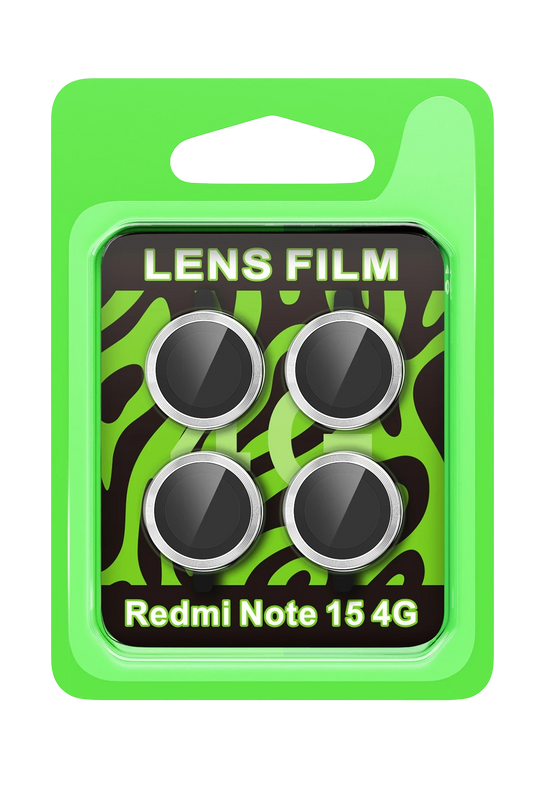 Xiaomi Redmi Note 15 4G Raze Metal Kamera Lens - Gümüş