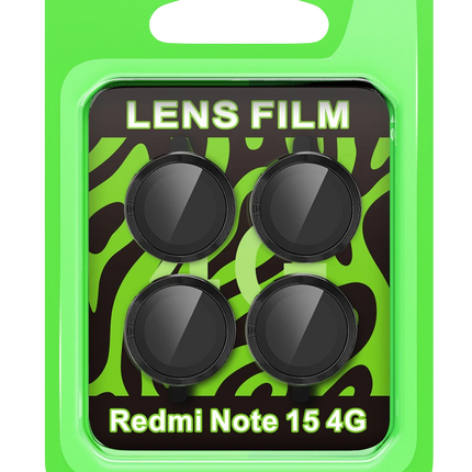 Xiaomi Redmi Note 15 4G Raze Metal Kamera Lens - Siyah