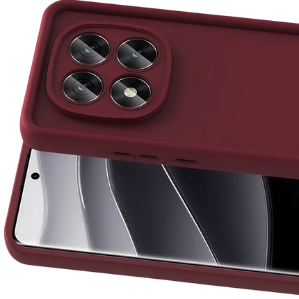 Xiaomi Redmi Note 15 4G Viera Silikon Kılıf - Bordo 2