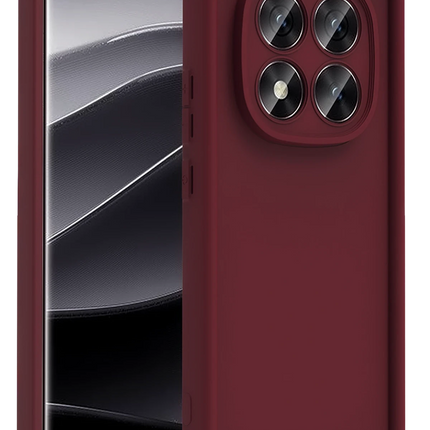 Xiaomi Redmi Note 15 4G Viera Silikon Kılıf - Bordo