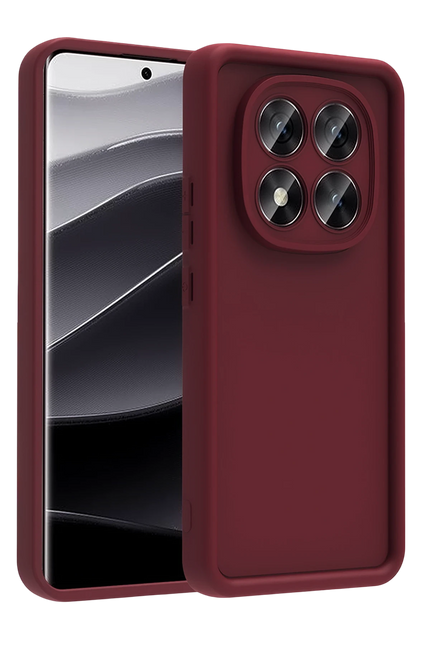 Xiaomi Redmi Note 15 4G Viera Silikon Kılıf - Bordo