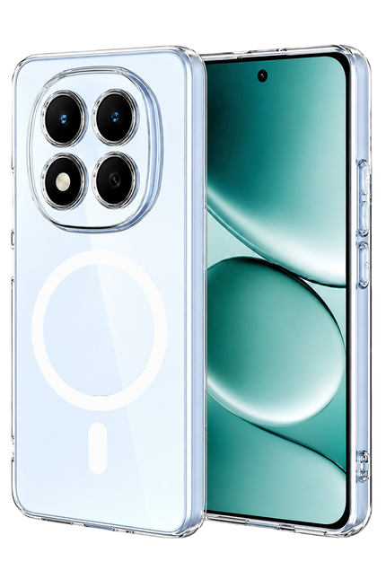Xiaomi Redmi Note 15 Pro 4G Combo Sert Şeffaf Magsafe Kapak Kılıf