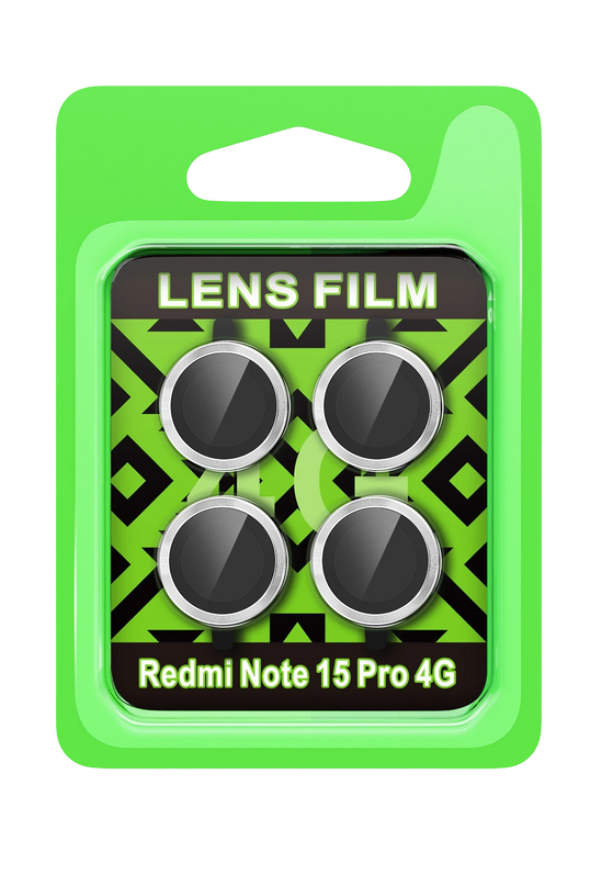 Xiaomi Redmi Note 15 Pro 4G Raze Metal Kamera Lens - Gümüş