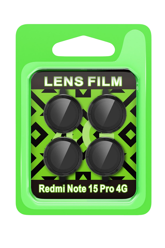 Xiaomi Redmi Note 15 Pro 4G Raze Metal Kamera Lens - Siyah