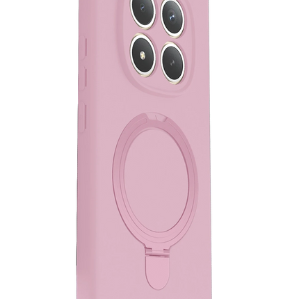 Xiaomi Redmi Note 15 Pro 5G Regal Magsafe Standlı Kapak Kılıf - Açık Pembe 3