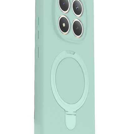 Xiaomi Redmi Note 15 Pro 5G Regal Magsafe Standlı Kapak Kılıf - Su Yeşili 3