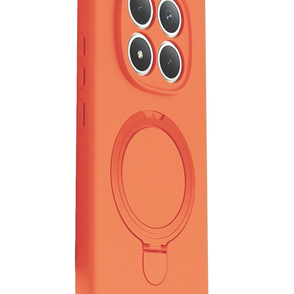 Xiaomi Redmi Note 15 Pro 5G Regal Magsafe Standlı Kapak Kılıf - Turuncu 3